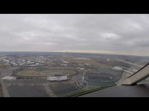 CL350 Teterboro Runway 6 Circle Runway 1 Visual Approach (KLM)