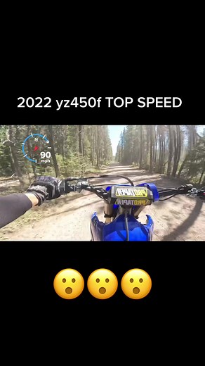 #2022yz450f #topspeed #yamaha | yz450f yamaha