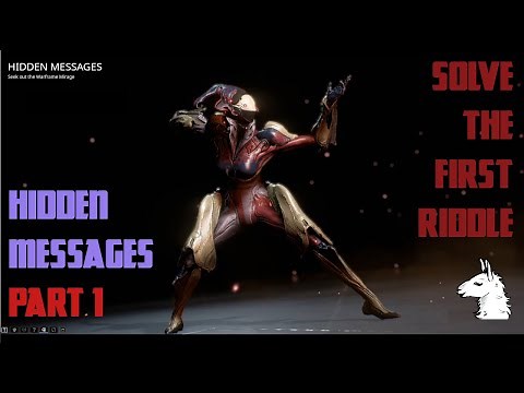 Let's Play Warframe (99) Hidden Messages - Part 1: The First Riddle