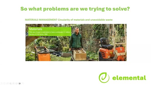Liz Nicholson on Elemental - landscape programme for evaluating project sustainability