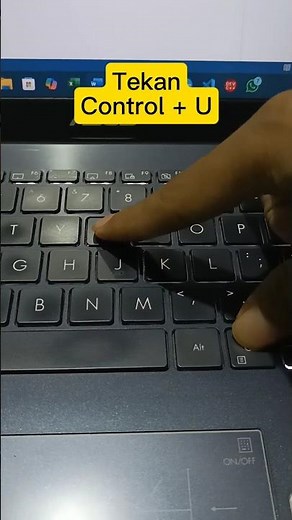 cara membuat garis bawah ( Underline)#komputerpemula #tutorialkomputer #computertips #tutorial
