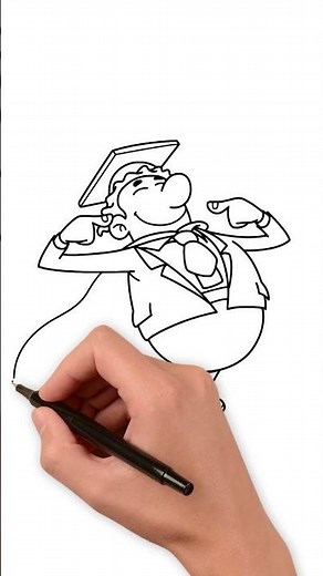 How to Draw Cute Cartoon | Easy Cartoon Drawing for Kids | Step by Step Tutorial | KidsTube
