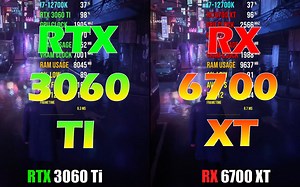 显卡大跳水 6700XT VS 3060TI 看下水平_哔哩哔哩_bilibili