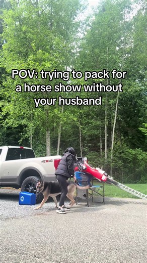 Packing for a Horse Show Without Your Husband (POV)