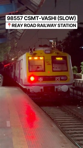 Siemens Emu Acceleration From Reay Road Railway Stn 🤗🚂 #indianrailways #localtrains #harbourline