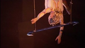 1K reactions · 684 shares | Unlike the traditional rope-hung trapeze, the Washington Trapeze is built on a fixed metal frame and swings in a long pendulum motion. It is also attached to a revolving carousel which descends from the grid at four feet per second. | "O" by Cirque du Soleil | Facebook