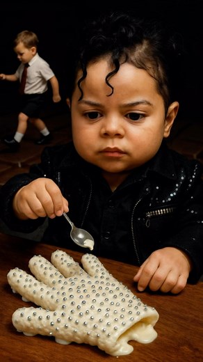 👶🕺 Baby Michael Jackson with his iconic glove dessert 🧤🍫 ASMR sweetness moonwalk vibes ✨🎶 #BabyMichaelJackson #AIbaby #ASMRBaby #MoonwalkBaby #ViralBaby baby Michael Jackson, AI baby, MJ baby, ASMR baby, glove dessert, moonwalk baby, cute baby eating, viral AI baby, Michael Jackson AI, baby diva, trending baby video | NeuroMood