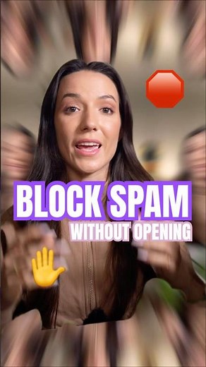 Stop opening spam to block it! #spamfree #spamanagement #emailmanagement