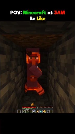 Minecraft POV: Minecraft at 3AM Be Like...💀#minecraft #minecraftshorts