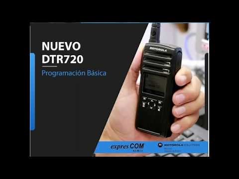 MOTOROLA DTR720 | PROGRAMACIÓN BÁSICA