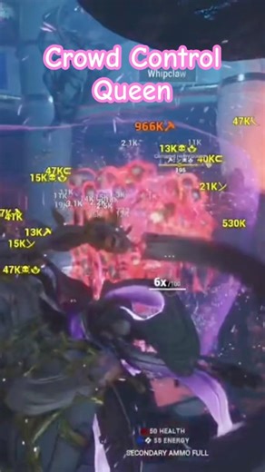 Crowd Control Queen #warframe #gaming #tenno