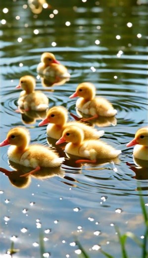 Adorable Ducks 🦆💛 Cute Duck Moments | Funny & Relaxing Animal Video #shorts #cute