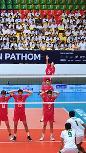 Textbook volleyball right there! Pakistan deliver the perfect receive, perfect set, and perfect kill against Iran. 📺 Stream the 2nd AVC Men’s U16 Championship LIVE on AVC Youtube #2ndAsianMensU16VolleyballChampionship #AMU16VB #AsianVolleyball #AVCVolley | Pakistan Volleyball Federation