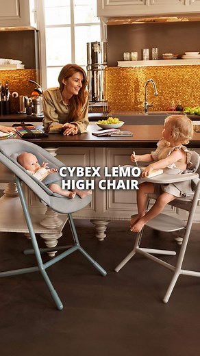 A forever high chair 🤩 The Cybex Lemo High Chair can be used from birth to 99 years! With different attachments that caters every stage of life, this is a chair you’d want to grow with your baby! Leave your questions in the comments 💬 #bambibaby #bambibabystore #babygear #highchairs #cybex #foreverchair | Bambi Baby