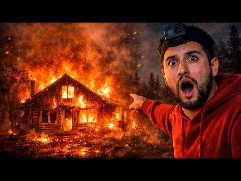 Pasamos la NOCHE en la casa de los QUEMADOS y se nos apareció la BRUJA