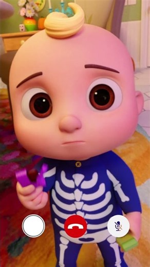 POV: JJ Calling From CoComelon On Halloween! 🎃 CoComelon Phone Call Party #kids #shorts