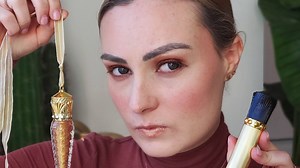 37K views · 312 reactions | Okay… so I must admit these VERY expensive and bougie beauty products are quite fun! The packaging is beautiful and the gold vibe is so fun and unique to anything else I’ve tried before. That said, the price tag is higher than anything I’ve ever paid for makeup. I’ll definitely be using things and am happy to have them in my collection, but I’m also glad it was gift! LOL Do you think these products are worth it? | Molly Burke | Facebook