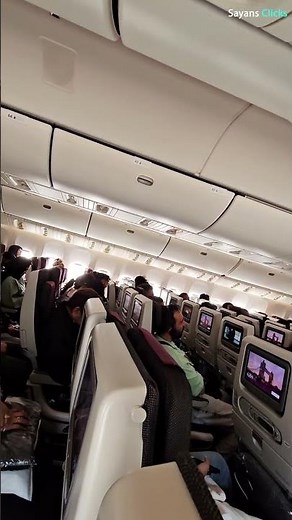 Inside the Qatar Airways Boeing 777 Economy Cabin! ✈️