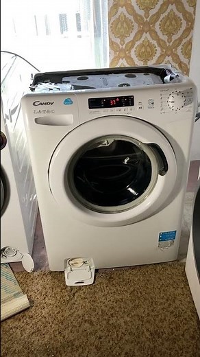 Candy Washing Machine Extremely Unbalanced Jumping Spin (3)