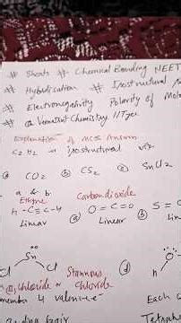 #shorts #11th Chemical Bonding NEET/IIT/MCAT C2H2 SnCl2 CO2 NO2 diff qs @ VeenaDixitChemistryIITjee