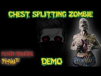 (Spirit Halloween) Pelican Industrial Chest Splitting Zombie 2006 Demo