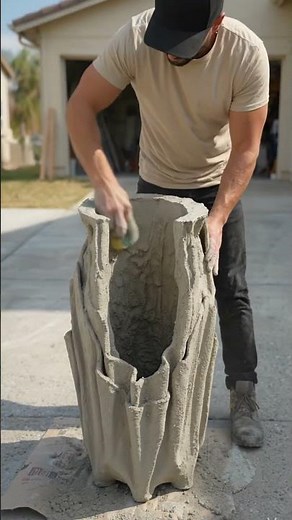 Cement Cloth Pineapple Bonsai Pot Transformation #interiordesign #diy #lifeisbutadream #diycrafts