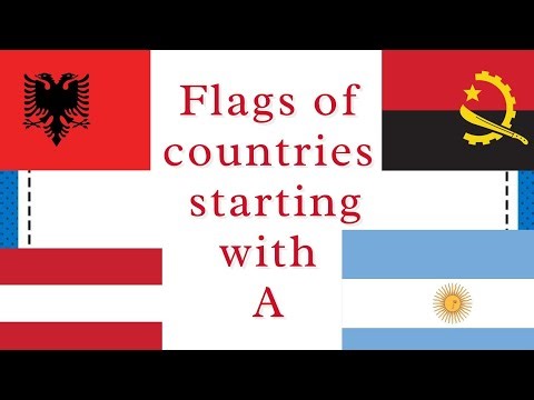 Flags of countries starting with the letter "A"