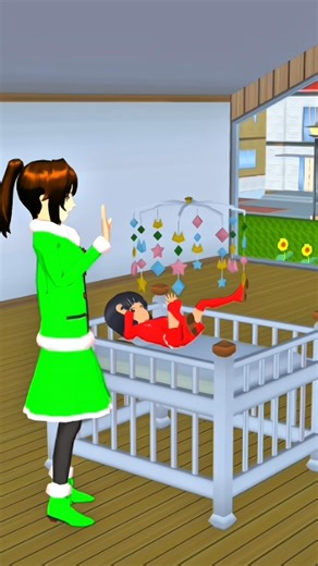 Rina and little baby👶#sakuraschoolsimulator #trending #shorts #viralvideo #youtubeshorts #sss