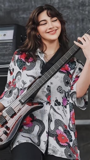 Talented Bass Player Performance by Alejandra Villarreal
