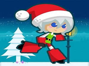 Play Santa Girl runner | Free Online  Games. KidzSearch.com