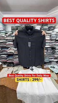 Best Quality Half Shirts 299/-😍
