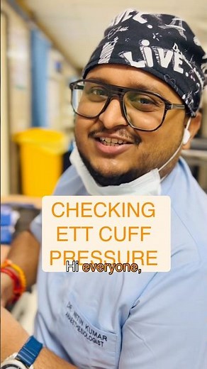 How to check Cuff pressure of ET tube? #hospital #icu #anesthesia