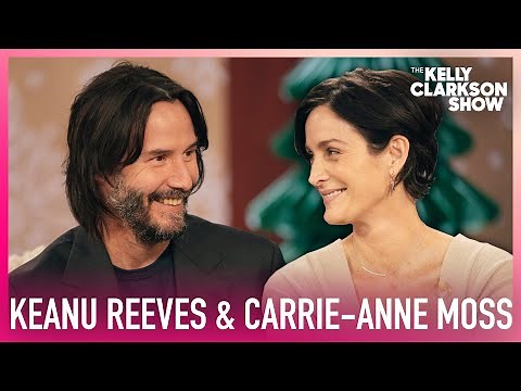 'Matrix' Stars Carrie-Anne Moss & Keanu Reeves Reminisce About Talking On Phone For Hours As Teens