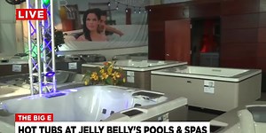 Over 220 hot tub models in stock at Jelly Belly’s Pools and Spas