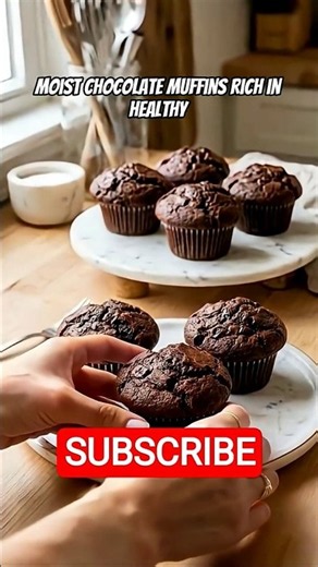 Healthy chocolate muffins recipe