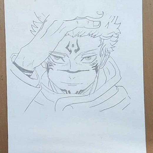 How To Draw Sukuna | Step By Step lSukuna Art l HR Art Studio #drawing #eren #artlessons