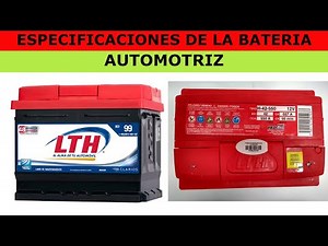 automotive battery specifications