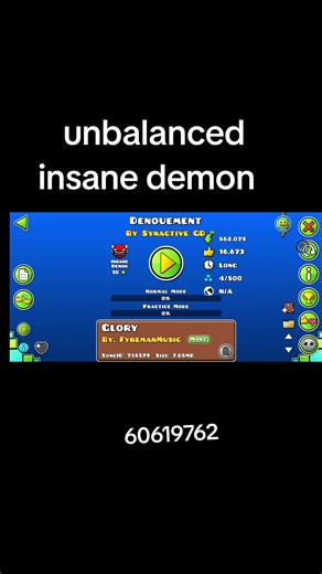 used to be extreme demon now its insane #fypシ #fax #geometrydash | geometrydash