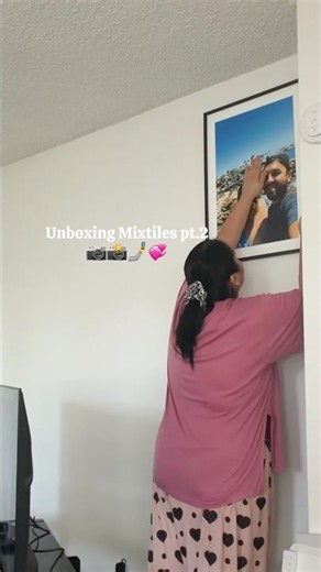 ‪@mixtiles‬ unboxing pt 2 🥰 #unboxwithme #mixtiles #love #moments