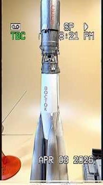 Vostok rocket and space craft in 1/144 #space #rocket #ussr #vostok #spacerace