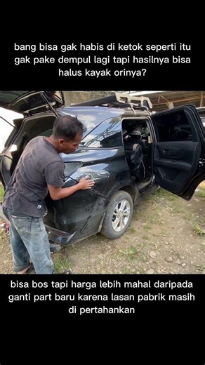 Paintless Body Repair Trick! Knock the Panel Smooth WITHOUT Body Filler!