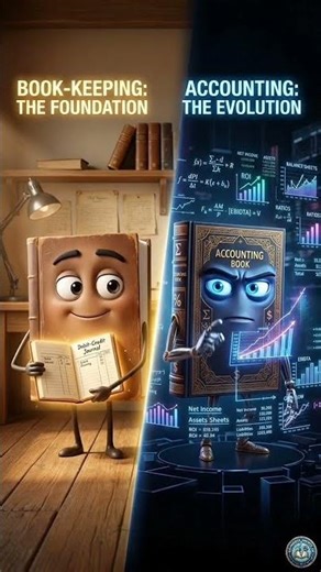 Book-Keeping vs Accounting 🤯 Simple Explanation for Class 11 | #CommerceBasics #youtubeshorts