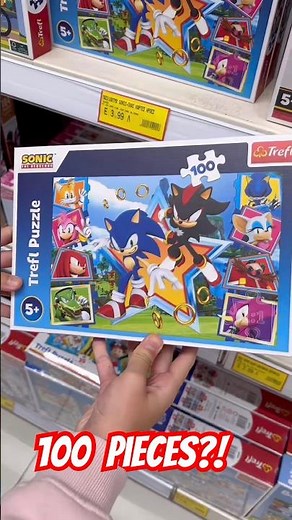 This 100-Piece Sonic Trefl Puzzle Is Trickier Than It Looks 😳🧩