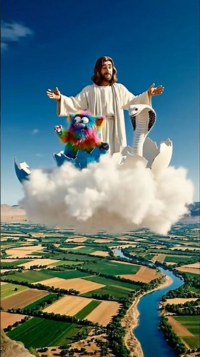 Jesus is creating the world