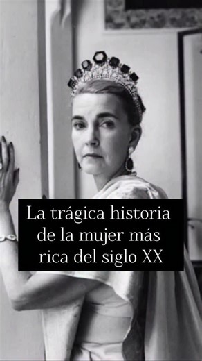 Cristina Morató on Instagram: "Cuando Barbara Hutton tenía 14 años, era la niña más rica del mundo pero también la más triste y solitaria. Su fama de multimillonaria provocaba el rechazo y la antipatía de sus amigas. A medida que cumplía años descubriría que el dinero que heredó de su abuelo Frank Woolworth, dueño de la cadena de almacenes más popular de Estados Unidos, era una maldición. Llenó su soledad con una larga lista de maridos, fabulosas joyas, mansiones de ensueño y viajes por el mund
