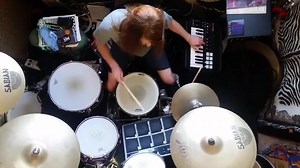 2K views · 49 reactions | Now this is a hybrid setup! Drums and M-Audio Oxygen 25. Drum solo! 論 | M-Audio | Facebook