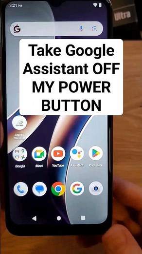BLU G53 The Google Assistant is on my Power Button - Remove it Now!