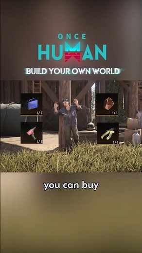 EASY Way to Get Semi-Finished Resources in Once Human #oncehuman #oncehumanupdate #oncehumans4