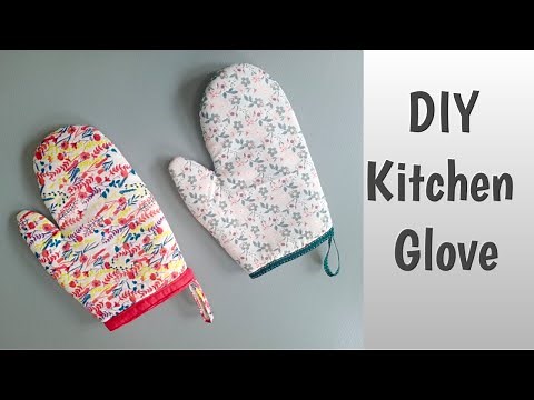 DIY Glove | How to Make Oven Mitt Easy Tutorial | Sarung Tangan Oven