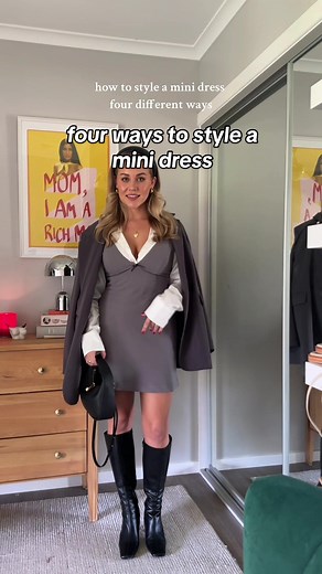 Four Stylish Outfits Featuring a Mini Dress